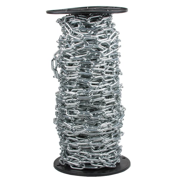 Forney Straight Link Coil Chain, Zinc-Plated, Number 2/0 x 125ft 70425 - main